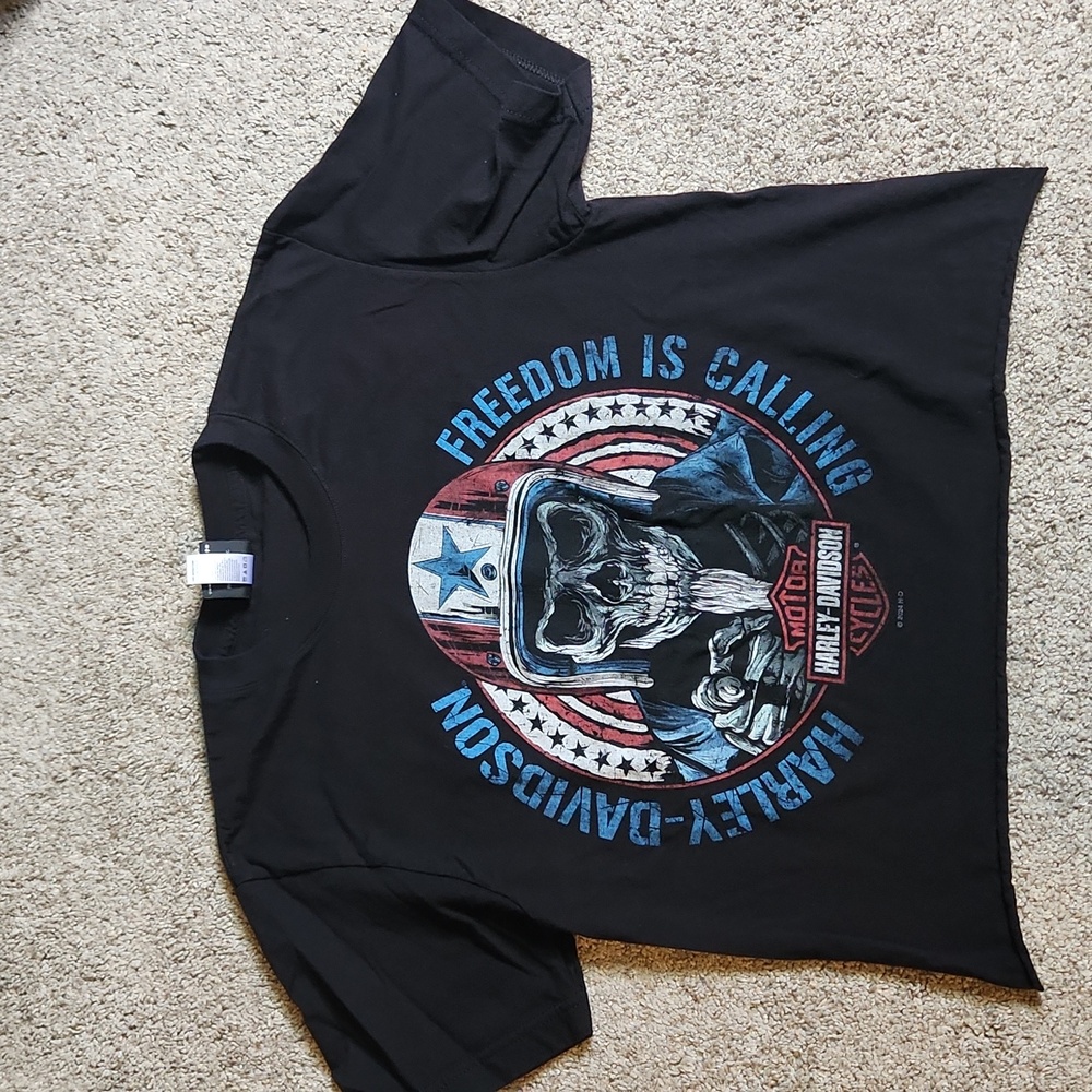 H-D Cropped Tee